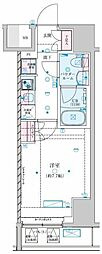 ジェノヴィア川崎7 1Kの間取図画像