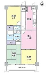 grandnoir光が丘 3LDKの間取図画像