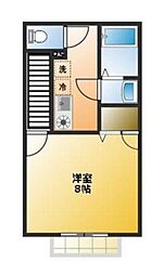 CENTRALKAZUA 1Kの間取図画像