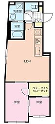 WELLSQUARE高井戸東 2LDKの間取図画像