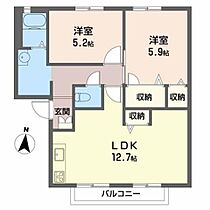 ハイツウッドル 0202 ｜ 兵庫県神戸市垂水区名谷町884-1（賃貸アパート2LDK・2階・54.00㎡） その2