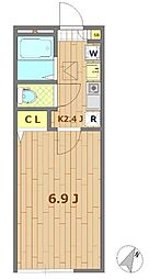 バーミープレイス大泉学園 1Kの間取図画像
