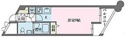 ドゥーエ学芸大学 ワンルームの間取図画像