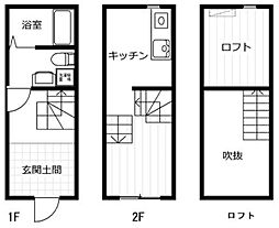 ステアーズ1 1Kの間取図画像