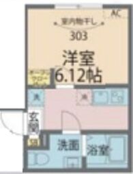 間取図画像 1K