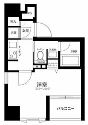 ブライズ神田 1Kの間取図画像