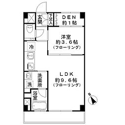 セレーノ 1LDKの間取図画像
