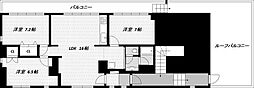 第一ビル 3LDKの間取図画像