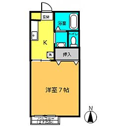 D　コーシューハイツB0 1階