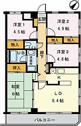 アネックス赤澤 4LDKの間取図画像
