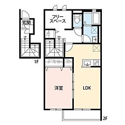 ClairYuzu 1SLDKの間取図画像
