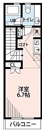 グランノエル江古田 1Kの間取図画像