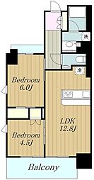ザ・パークハウス町田フロント 3LDKの間取図画像