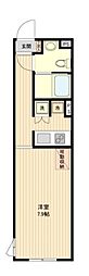 GC用賀 ワンルームの間取図画像
