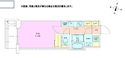 RBM半蔵門レジデンス 1Kの間取図画像