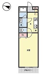 LUMIA 1Kの間取図画像
