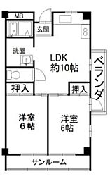 サンハイツ北花田第一 3階/-