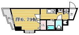 アネシスT・J 1Kの間取図画像