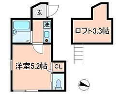 NEXUS 1Kの間取図画像