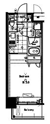 リンクパラッツオ川口本町 1Kの間取図画像