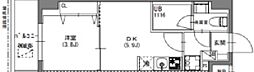 S-RESIDENCEOshiageBlossom 1DKの間取図画像