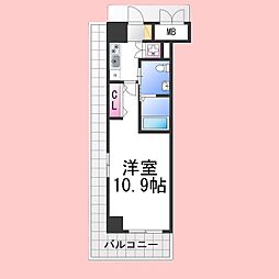 フェニックスレジデンス堺東 1Kの間取図画像