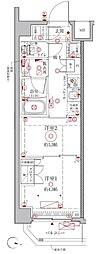 クレイシアIDZ幡ヶ谷 2Kの間取図画像