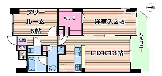 南森町ザマークス_間取り_0