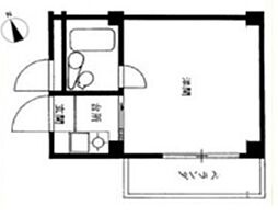 メゾン.ド.モナーク 1Kの間取図画像