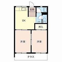 サニーハイツ 0105 ｜ 大阪府東大阪市稲田本町１丁目30-6（賃貸アパート2DK・1階・35.00㎡） その2