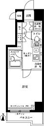 ルーブル明大前 1Kの間取図画像