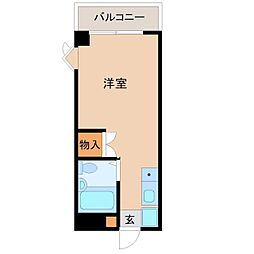 メゾンドサンベール ワンルームの間取図画像