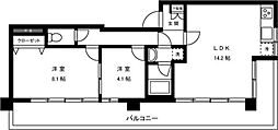 K.コート 2LDKの間取図画像