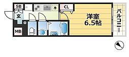 JR東海道・山陽本線 神戸駅 徒歩5分の賃貸マンション 2階1Kの間取り