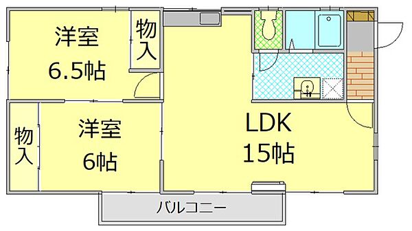 静岡県御殿場市駒門(賃貸アパート2LDK・1階・60.60㎡)の写真 その2