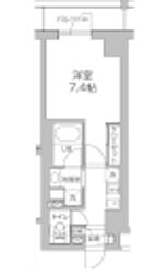 レジディア高円寺 1Kの間取図画像