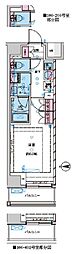 ジェノヴィア北池袋2 1Kの間取図画像