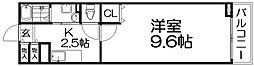 ルミエールエイメイ 1Kの間取図画像