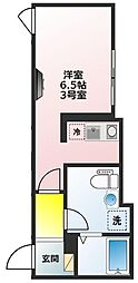 Owl板橋 ワンルームの間取図画像