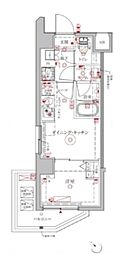 クレイシアIDZ練馬富士見台 1DKの間取図画像