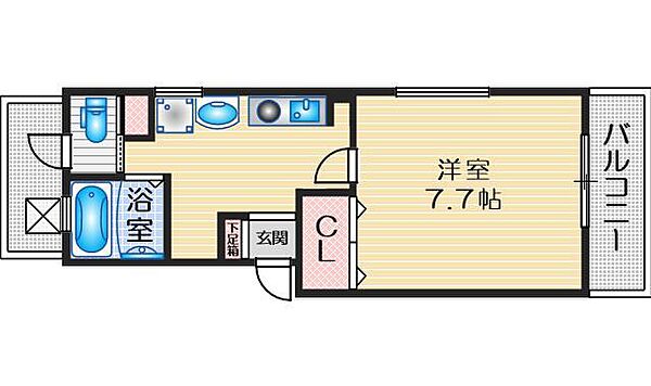 NOAH南 ｜大阪府吹田市泉町３丁目(賃貸マンション1K・1階・24.57㎡)の写真 その2