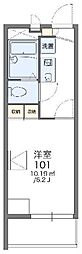 レオパレスパストラル 1Kの間取図画像