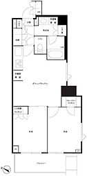 ルーブル方南町弐番館 2LDKの間取図画像