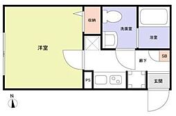 (仮称)草加市瀬崎新築アパート 1Kの間取図画像
