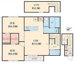 仮)町田市森野四丁目 新築工事 2LDKの間取図画像