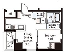 Weave Base -Asukayama Park 飛鳥山公園 5階1LDKの間取り