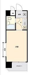 アーバンヒルズ福生 1Kの間取図画像