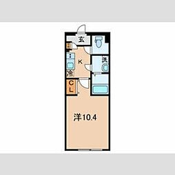 Ｒｅｓｉｄｅｎｃｅヴィヴィエ文京 3階1Kの間取り