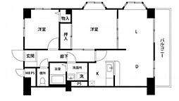 カーディナンス永山 3DKの間取図画像