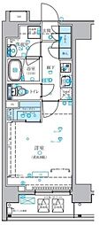 VERXEED横濱大通り公園 1Kの間取図画像
